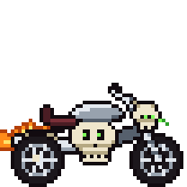 Skull Motorcycle
