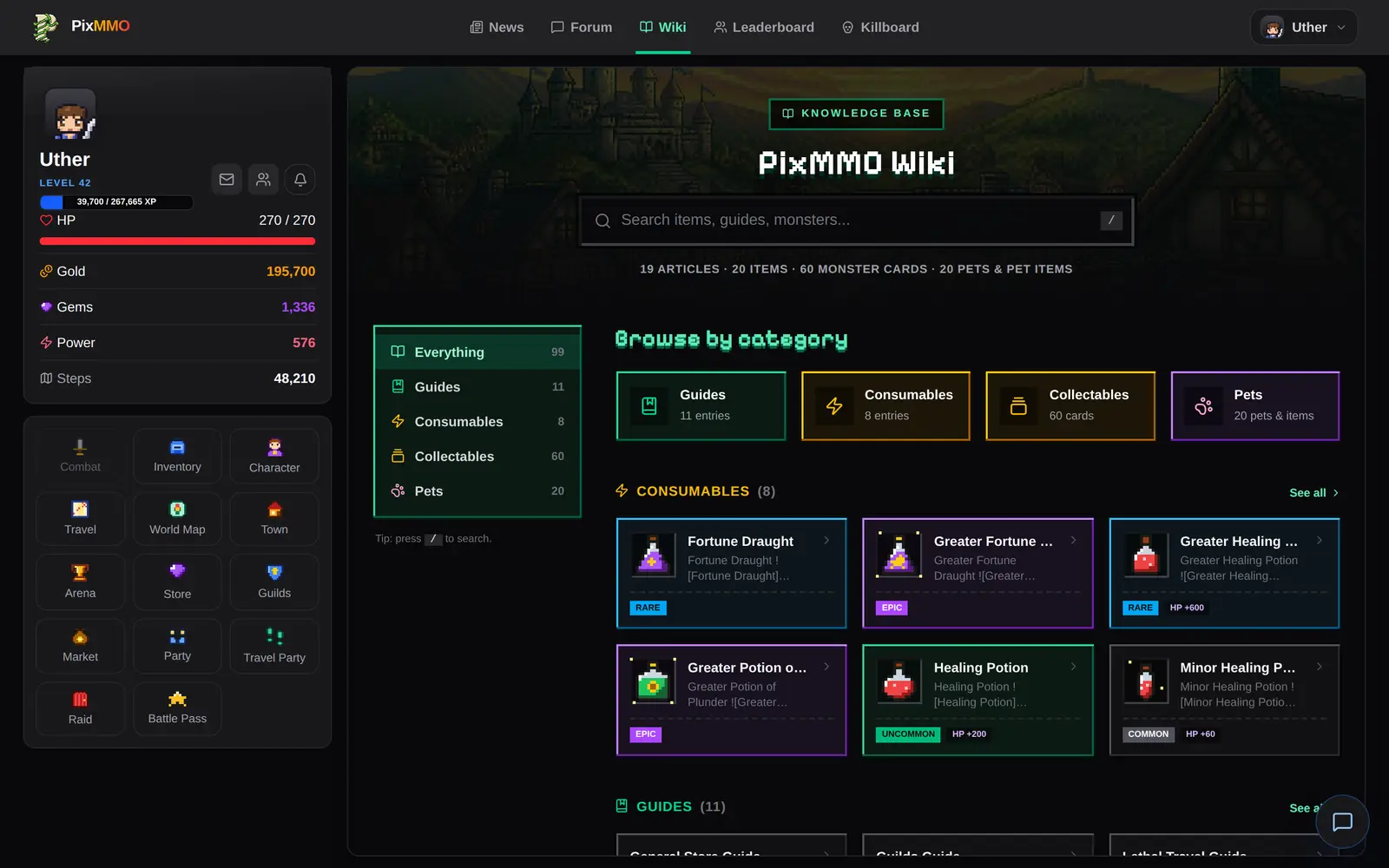 Pixmmo wiki